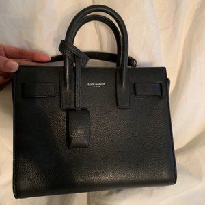 saint laurent sac de jour nano bag black
